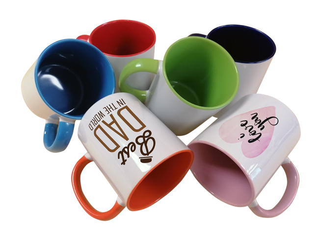 Custom Gift: Personalised Two Tone Mug