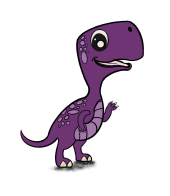 purple dino