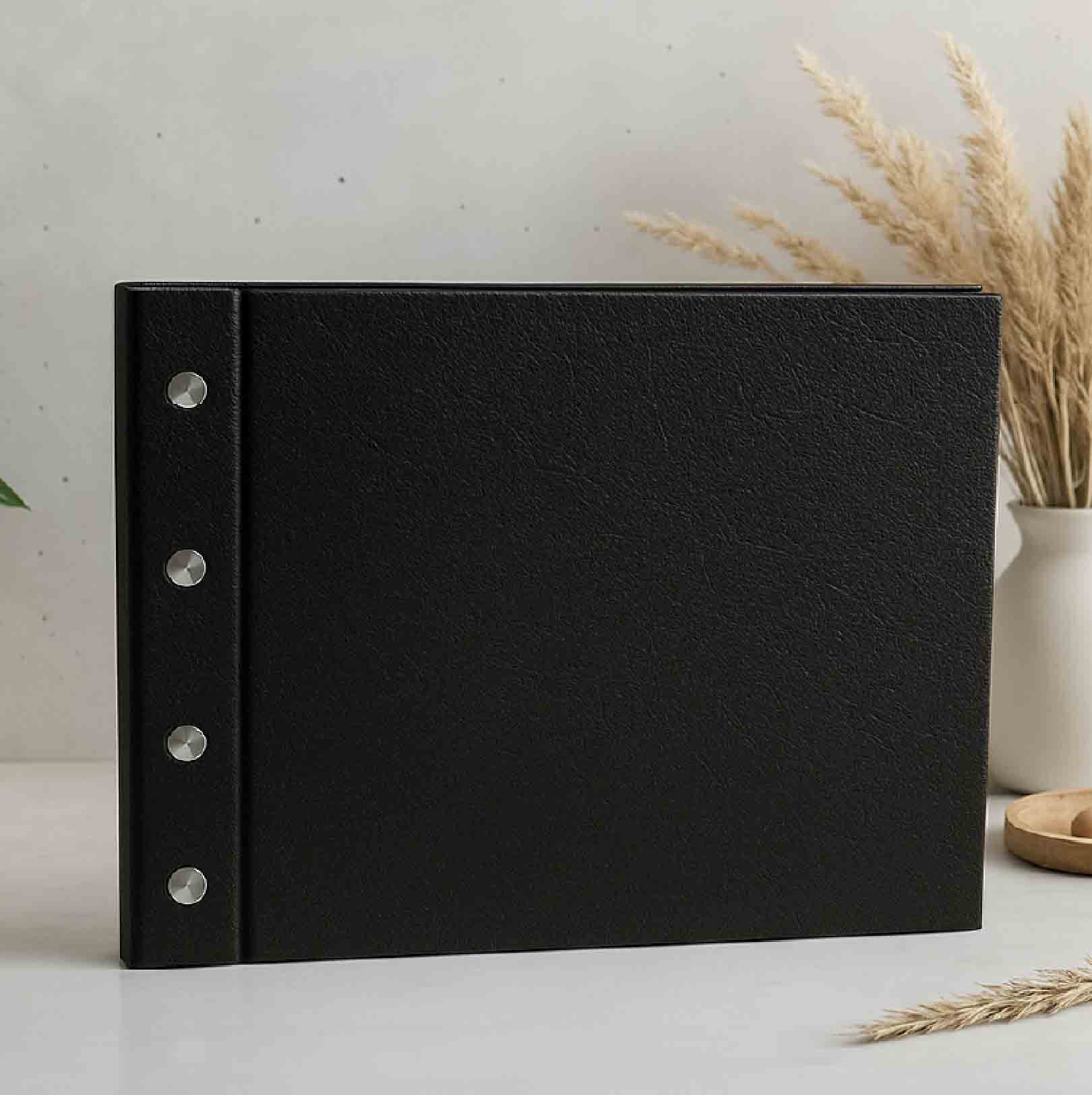 A3 landscape luxury hardcover photobook with premium finish and large photo pages showcasing high-quality prints