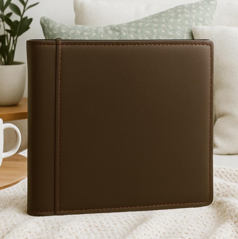 300x300 leather hardcover photobook with premium leather cover and personalised photo design