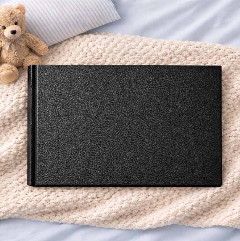 A3 landscape lay-flat luxury hardcover photobook with photographic print finish and flat opening panoramic spread
