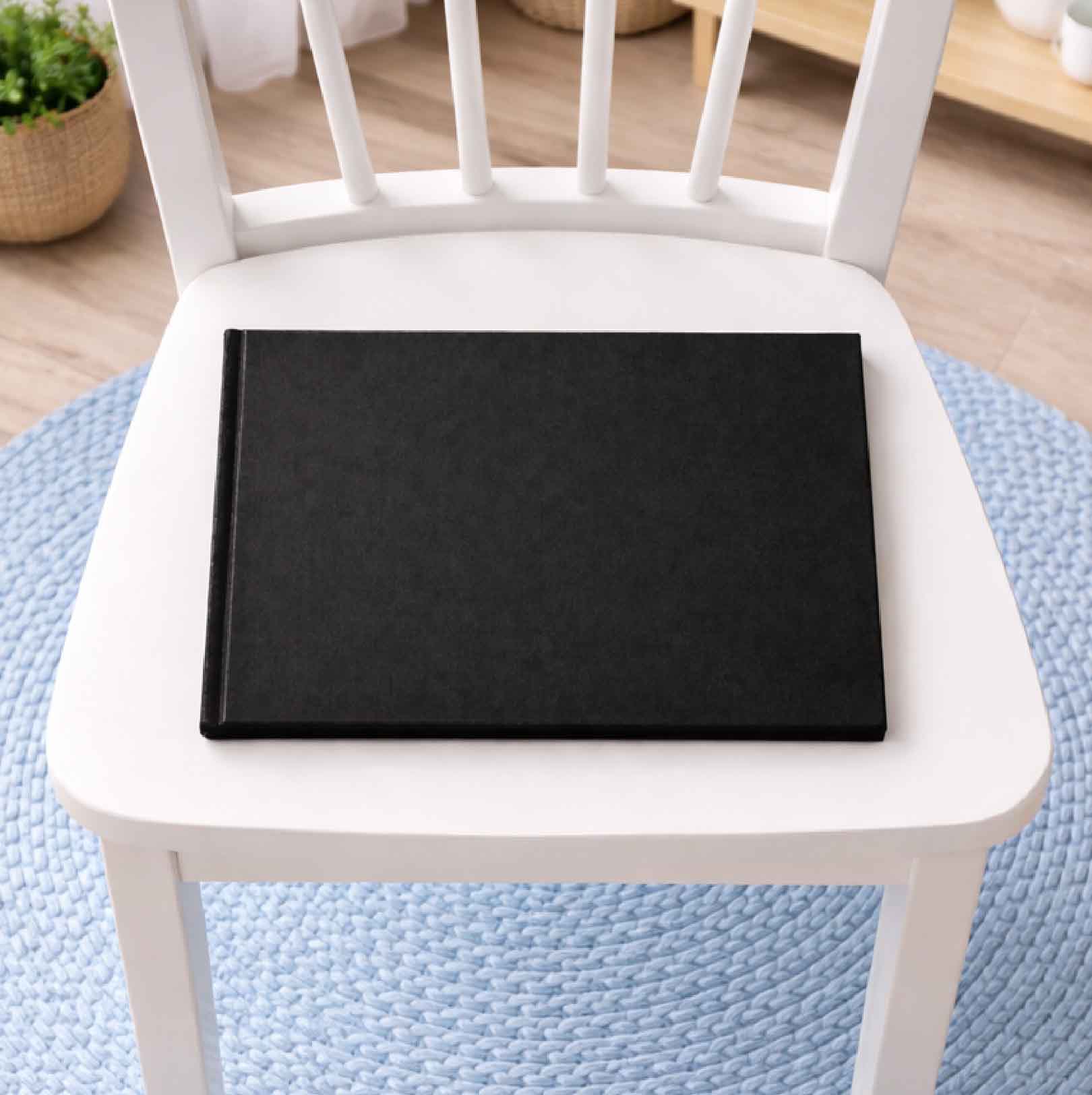 A4 landscape lay-flat standard hardcover photobook with photographic print finish and flat opening pages