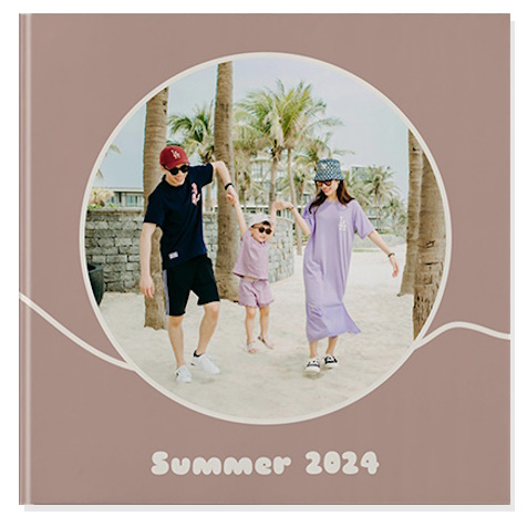 AI themed photobooks with a boho theme, featuring personalised photo albums designed with a relaxed, earthy aesthetic for creative memory keeping.