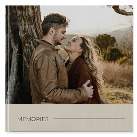 AI themed photobooks with a simple theme, featuring personalised photo albums designed with minimal layouts for clean and modern memory keeping.