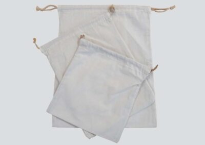 Linen gift bag product add-on for premium packaging