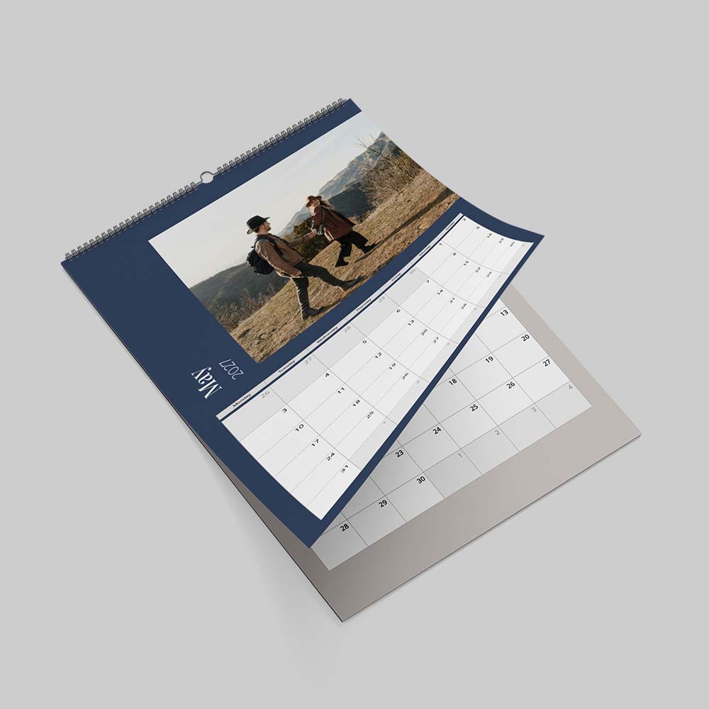 Modern Themed Photo Calendar Collection Personalised modern themed calendar collection with custom family photos and earthy modern design