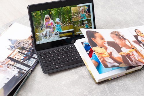 design a photobook with the design tool